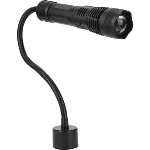 2-in-1 USB Rechargeable LED Flashlight Working Light with Magnetic Base for CNC Milling Machine workshop