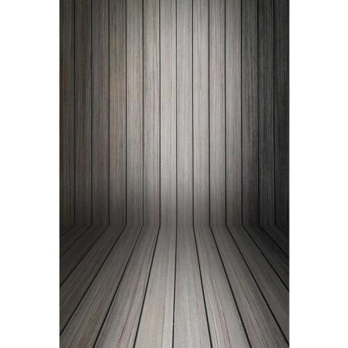 Dark Wooden Wall Floor Photographic Background Computer Printed Backdrop for Children Baby Portrait Toy Pet Photocall Fond Photo