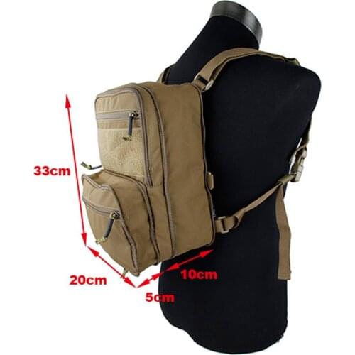 TMC Tactical Backpack CB 410 FLATPACK Design Vest Dual Purpose Zipper Backpack TMC2529