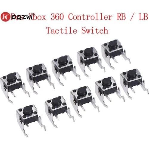 10Pcs/lot Replacement Repair Parts LB RB Switch Bumper Joystick Button for Xbox 360 Controller
