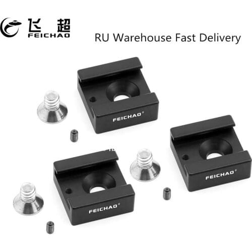 3x Cold Shoe Mount Adapter 1/4" Screw Metal for DSLR Camera Cage Bracket Umbrella Holder Flash Lights LED Trigger Hot Shoe Seat