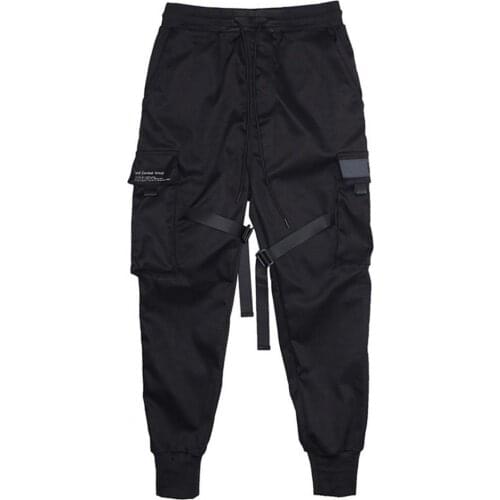 Summer Streetwear Mens Pants Multi-Pocket Breathable Cotton Blend Men Casual Cargo Pants for Outdoor Joggers Trousers