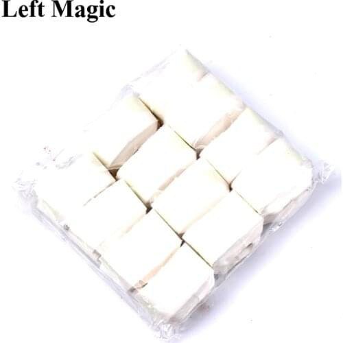 12pcs/ Bag White Mouth Coils Paper Magic Tricks Magic White Paper Pulling Stage Magic Prop Magic Toys Tool Show Mentalismo