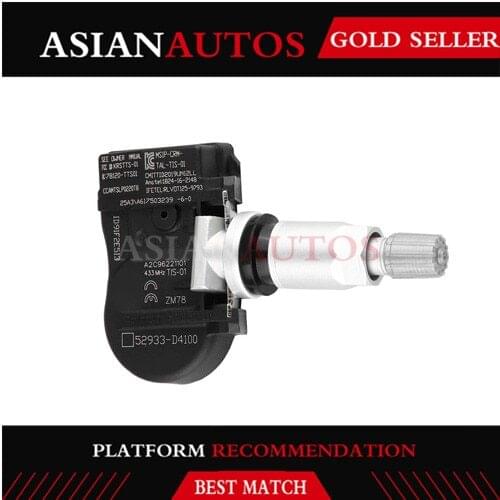 Genuine 52933D9100 for Kia 2016- Sportage QL K7 2016 CADENZA TPMS Tire Pressure Monitor Sensor 52933-D9100 Original