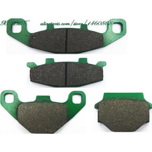 For KAWASAKI 250 KDX BALIUS 1991 - 1993 Disc Brake Pads Pill Front Rear 1992