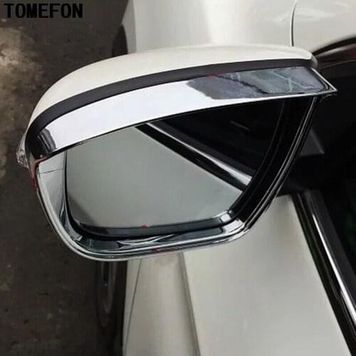 For Nissan x-trail Rogue T32 2014 2015 2016 Rear View Mirror Cover RearView Mirrors Rain Shield Visor xtrail ABS Car Styling