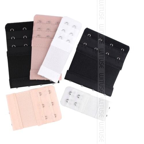 Flexible Women Intimates Replace 2-3 Rows Replacement Lengthened Hook Bra Elastic Extension Clip On Strap Extender Accessories