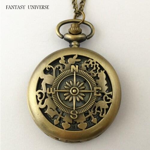 FANTASY UNIVERSE Free shipping 20pcs a lot pocket watch Necklace HRAAAA85
