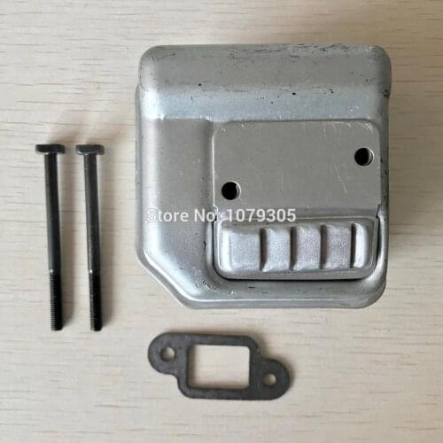 Exhaust Muffler Silencer Gasket w/ Bolts Kit fit Stihl 017 018 MS170 MS180 Chainsaws Engine Parts