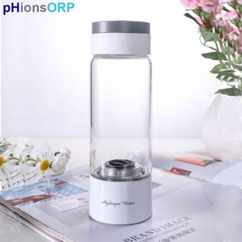 Rich Hydrogen Ionizer Water Bottle Flask SPE H2 Generator PEM Membrane Self-Cleaning 1800mAh Titanium Electrolysi Hydrogen Maker