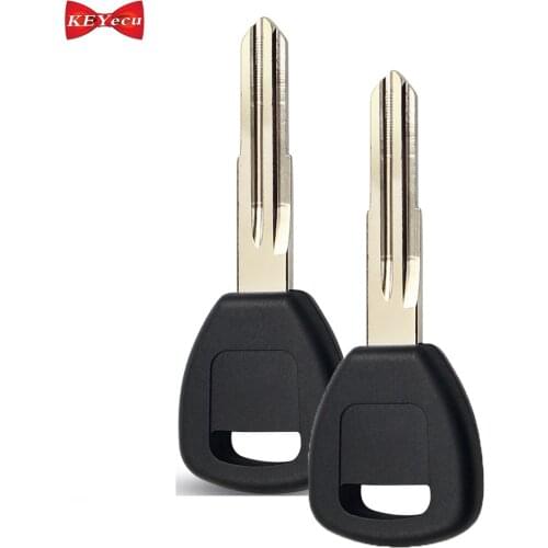 KEYECU 2pcs for Acura CL Integra MDX NSX for Honda Accord Civic Insight Odyssey Transponder Ignition Key ID13/ IDT5 Chip