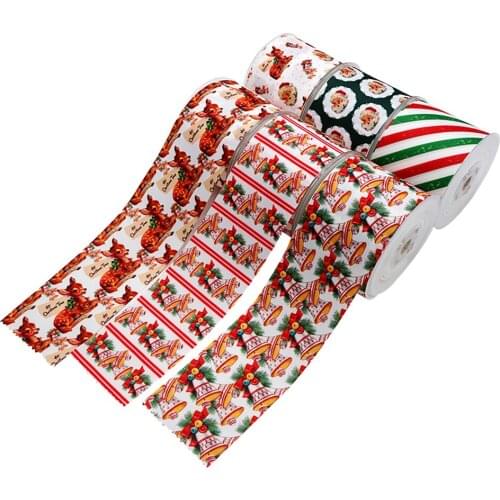 Halloween Cartoon Printed Grosgrain Ribbon 46788