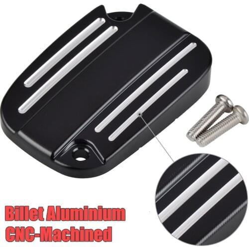 NICECNC Brake Master Cylinder Cover For Harley Davidson Touring V-Rod Street Electra Glide Ultra Classic CVO Ultra Limited