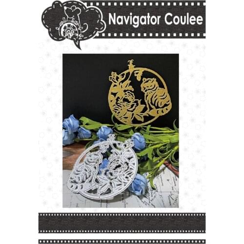 Metal Cutting Die Flowers Kitten Scrapbook Stamping Clear Stamp Background Decoration Creative Embossing Craft New Arrival 2021
