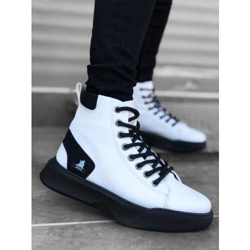 Mens winter shoes Sports boots high-bottom boots fashion boots mens casual shoes non-slip laced new style boots Туфли мужские