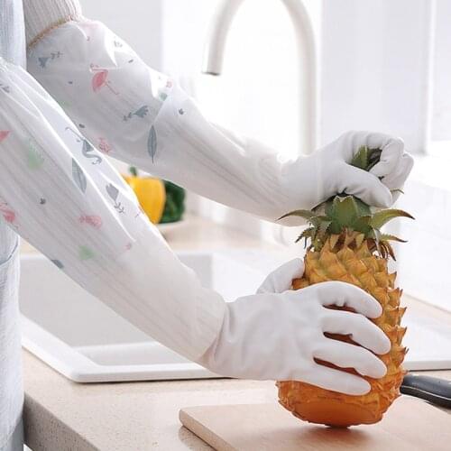 2021 Magic Rubber latex gloves Dishwashing Cleaner work Gloves For Kitchen Bath Household Clening gloves Kitchen Tools