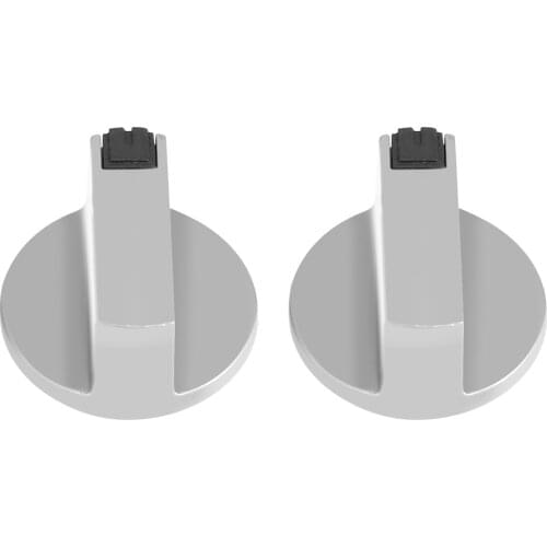 2Pcs Rotary Switches Round Knob Gas Stove Burner Oven Kitchen Parts Handles For Gas Stove Zinc Alloy Fire Switch Button Cooker