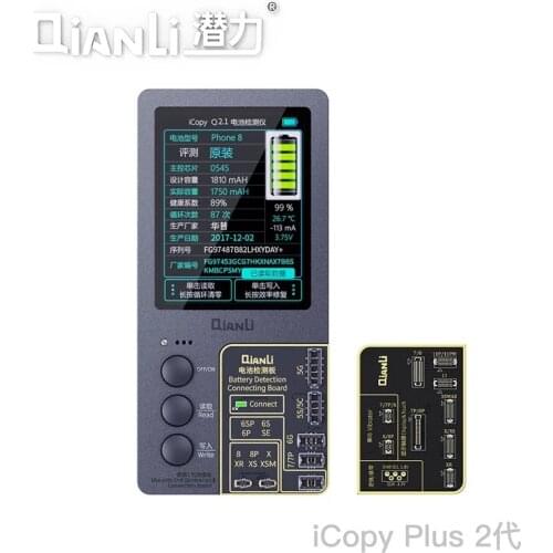 Qianli iCopy Plus LCD Screen TrueTone Repair Programmer Battery/Lightning Cable Tester for iPhone 11Pro MAX XR XSMAX XS 8P 8 7P