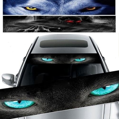 3D Transparent Car Styling Front Windscreen Windshield Sticker Window Decal Vinyl Sticker