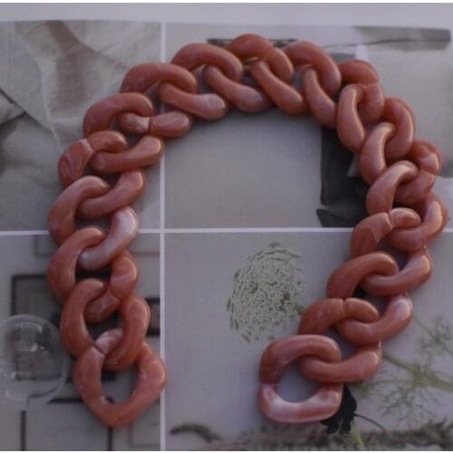 Diy Resin Bag Strap For Women Shoulder Hanger Colored Belt Bag Strap Accessories Adjustable Acrylic Handbag Straps Decorative