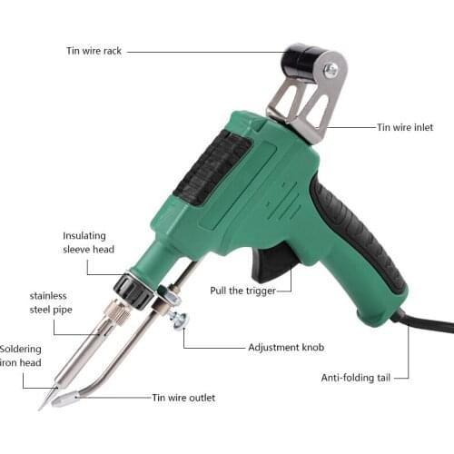 Handheld tools Internal heating Soldering Iron Gun Hand-held automatic soldering tool Set With tweezers and tin suction device