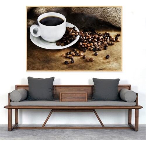 Nordic Drinks Poster Coffee Bean Wall Art Kitchen Decor Wall Pictures for Living Room Decoration Modern Print Cuadros Decoracion