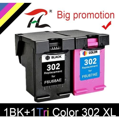 302XL remanufactured Cartridge Replacement for HP 302 HP302 XL Ink Cartridge for Deskjet 1110 1111 1112 2130 2131 printer