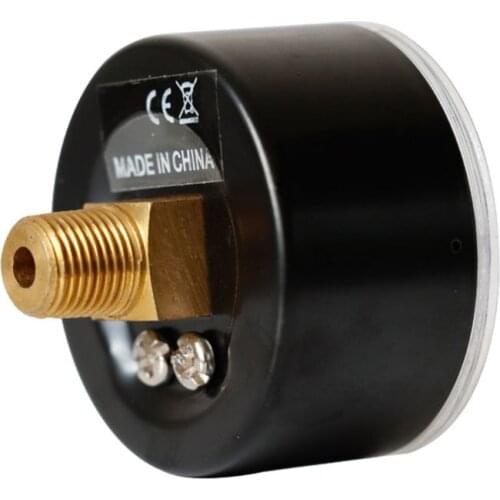 Vacuum Gauge for Air Fuel Oil or Water 40mm 0/30\"Hg & 0/-1 Bar 1/8\" BSPT Back X4YD