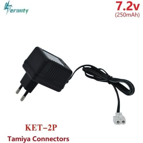 7.2v Charger for NiCd NiMH battery pack Input 100v-240v Output 7.2V 250mAh Tamiya Connectors 7.2v charger For RC toys cars tanks