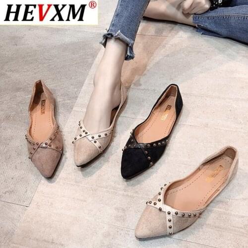 Shallow Mouth Women Shoes Casual Wild Pointed Flat Shoes Fashion Comfortable Pregnant Women Shoes Wild Large Size Womens Shoes