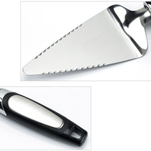1Pcs Cheese Spatula 430 Stainless Steel​/PP Geometry Baking Tools Multi Purpose Cooking Supplies Spatula Knife Cake Pizza Shovel