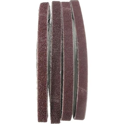 20Pcs 13X457Mm Zirconia Abrasive Sanding Belts 40/60/80/120 Grit