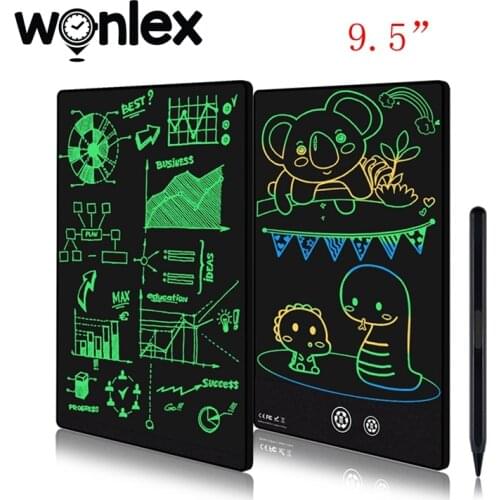 Wonlex Kids Handwriting Board Baby Childhood Early Education Intelligent LCD Tablet Drawing Blackboard Graffiti Sketch Pad 9.5