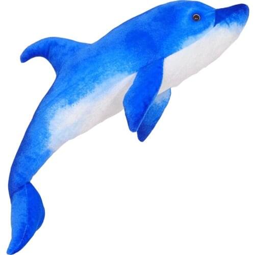 BOLAFYNIA Children Plush Stuffed Toy Dolphin simulation ocean animal Baby Kids Toy for Christmas Birthday gift