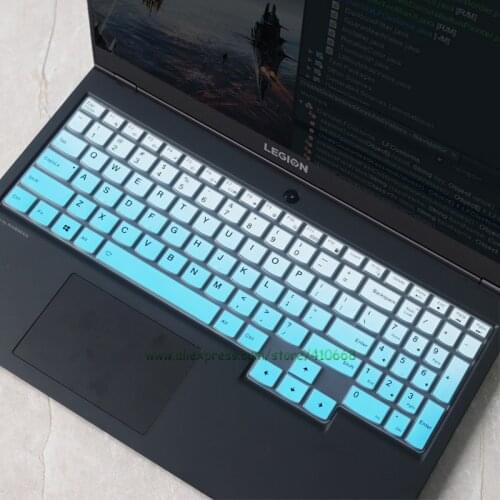 For 15.6 Inch Lenovo Legion 5 5i 5p 5pi 15 2020 R7000 Y7000 Y7000P Legion5 Laptop 15 inch Silicone Keyboard Cover Skin Protector