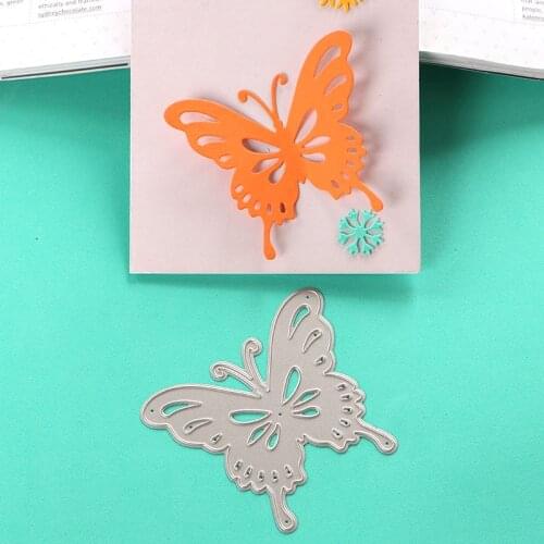 DUOFEN METAL CUTTING DIES 010001 1pc Large Butterflies stencil for DIY papercraft projects Scrapbook Paper Album greeting cards