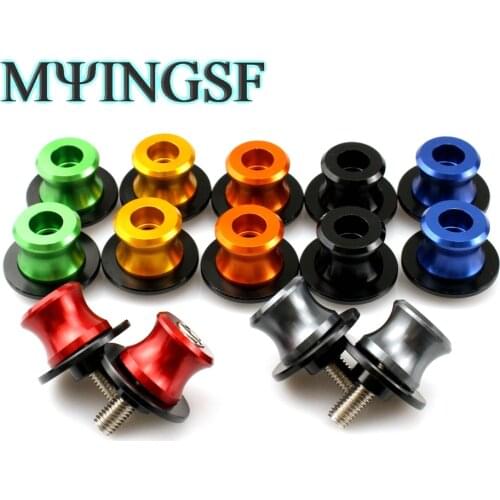 Swingarm Spools Slider For SUZUKI GSR 750 600 400 GSX650F GSX1250FA GSF 1250/1200 N/S Bandit SV650 Motorcycle CNC Stand Screw M8