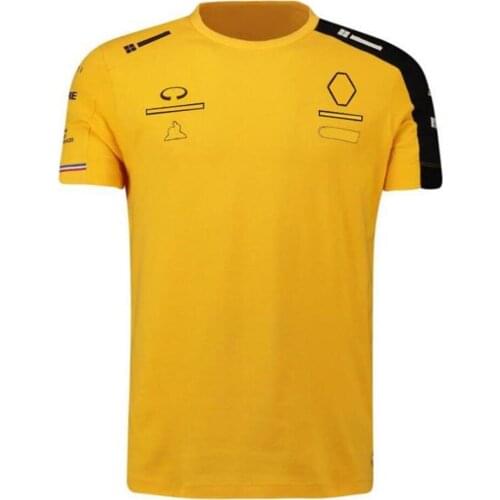 New Season F1 Formula One Team Logo Custom Racing Summer Round Neck Quick-drying Overalls Racing Casual Plus Size Top