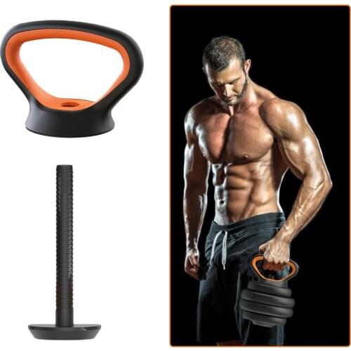 Multifunction Fitness Kettlebell Handle Counterweight Plate Uses Home Fitness Push-Up Bracket Kettlebell Grip Dumbbell Equipment
