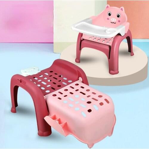 Multifunctional Kids Shampoo Chair Baby Dining Chair Portable Baby Dining Table Chair