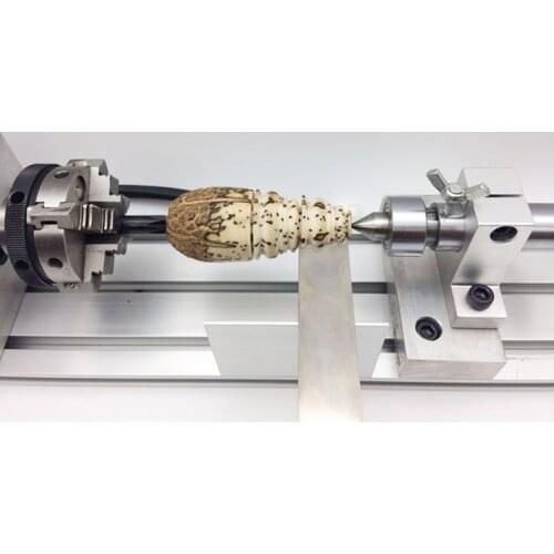 Multi-function mini lathe grinding and polishing ball bead machine mini DIY four-jaw chuck woodworking lathe B16 collet