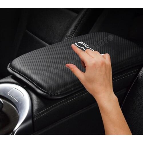 1pc Car Armrest Seat Box Pad For Fiat 500S 500X Auto Armrests Storage Box Mats Car Heighten Padding