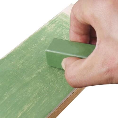 1pc 110x35x25mm Green Polishing Paste Abrasive Paste Leather Metals Polishing Wax Paste Chromium Green Oxide Grinding Paste
