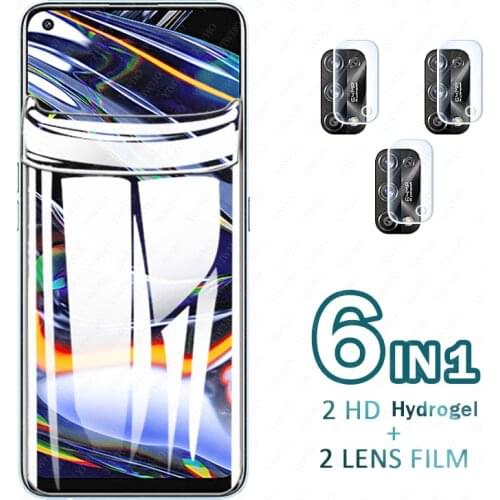 Transparent Safety Hydrogel Film For Oppo Realme 7 Pro Screen Protector OPO Realme7 7Pro 8 PRO 7I Front Soft Film Camera Glass