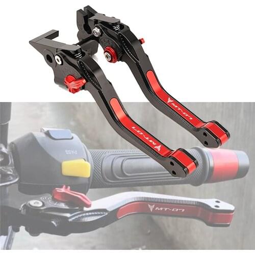 Newest For Yamaha MT-07 MT 07 mt07 FZ07 2019-2021 Motorcycle CNC Adjustable Folding Extendable Brake Clutch Levers Handle