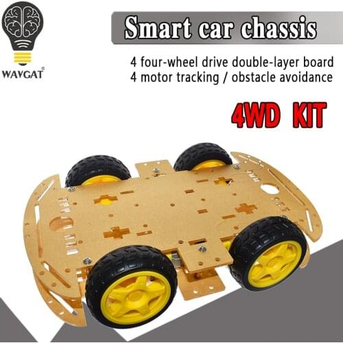 For Arduino UNO R3 Robot 4WD Cars RC Remote Control Bluetooth Robotics Learning Kit Educational Stem Toys DIY enthusiasts