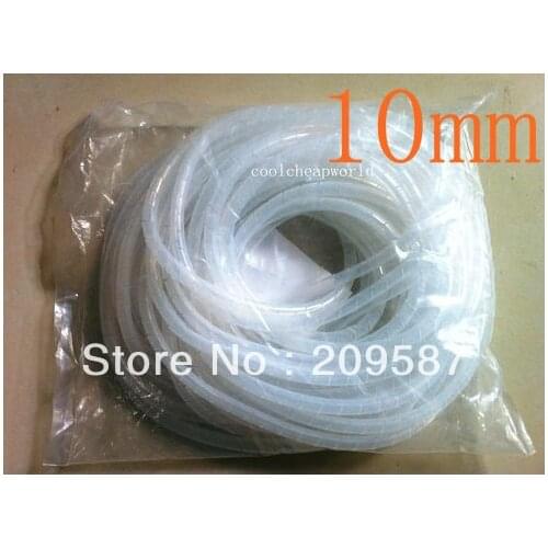 10mm 32.8FT (10M) Spiral Cable Wire Wrap Tube Computer Manage Cord clear