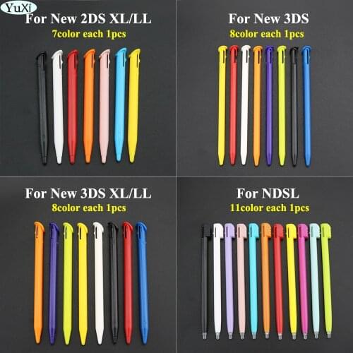 YuXi Touch Screen Stylus Pen Game Console Pen for Nintend for New 3DS 2DS LL XL For NDSi NDSL multicolour Stylus
