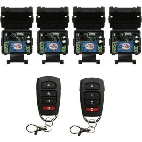 Universal DC 24 v 1channel mini RF wireless remote control switch receiver transmitter 315/433MHZ