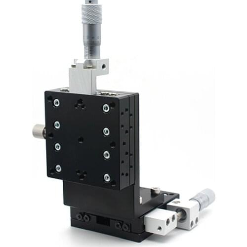 XZ Axis Vertical Lifting Platform Precision Displacement Fine-tuning Optical Mobile Sliding Table LEV40/50/60/90-L-C2